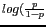 $log(\frac{p}{1-p}$